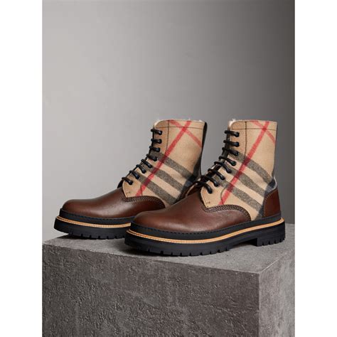 mens burberry boots|burberry touch for men boots.